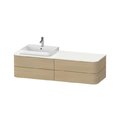 Тумба підвісна під раковину зліва 160х55 см Duravit Happy D. 2 Plus, дуб (HP4963L7171) Duravit Тумби