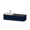 Тумба подвесная под раковину слева 160х55 см Duravit Happy D.2 Plus, темно-синий (HP4944L9898) Duravit Тумбы