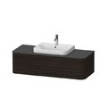 Тумба подвесная под раковину в центре 130х55 см Duravit Happy D.2 Plus, орех (HP4942M6969) Duravit Тумбы