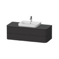 Тумба подвесная 130х55 см Duravit Happy D.2 Plus, графит (HP496208080) Duravit Тумбы