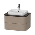 Тумба подвесная 65х48 см Duravit Happy D.2 Plus, льняной декор (HP496007575) Duravit Тумбы