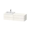 Тумба підвісна під раковину зліва 160х55 см Duravit Happy D. 2 Plus, білий (HP4963L2222) Duravit Тумби