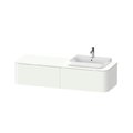 Тумба подвесная под раковину справа 160х55 см Duravit Happy D.2 Plus, белый супер матовый (HP4944R8484) Duravit Тумбы