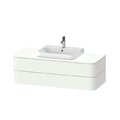 Тумба підвісна 130х55 см Duravit Happy D. 2 Plus, білий матовий (HP497203636) Duravit Тумби