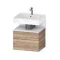 Тумба подвесная под раковину 59х59 см Duravit Qatego, дуб мраморный (QA4393018550000) Duravit Тумбы