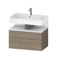 Тумба подвесная под раковину 79х59 см Duravit Qatego, дуб терра (QA4394018350000) Duravit Тумбы