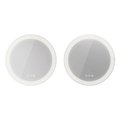 Набор круглых зеркал с подсветкой 70*5,5 см 2 шт., Duravit Happy D.2 Plus, зеркальный (HP7487S00000000) Duravit Зеркала