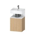 Тумба подвесная под раковину 64,5х44 см, петли слева Duravit Qatego, дуб (QA4076L18300000) Duravit Тумбы
