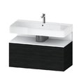 Тумба подвесная под раковину 99х59 см Duravit Qatego, дуб черный (QA4395018160000) Duravit Тумбы