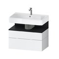 Тумба підвісна під раковину 79х59 см Duravit Qatego, білий матовий (QA4394016180000) Duravit Тумби
