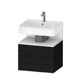 Тумба підвісна під раковину 59х59 см Duravit Qatego, дуб чорний (QA4393018160000) Duravit Тумби