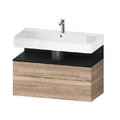 Тумба подвесная под раковину 99х59 см Duravit Qatego, базальт матовый (QA4395016550000) Duravit Тумбы