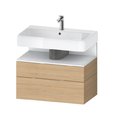 Тумба підвісна під раковину 79х59 см Duravit Qatego, дуб (QA4394018300000) Duravit Тумби