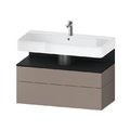 Тумба подвесная под раковину 99х59 см Duravit Qatego, базальт матовый (QA4395016430000) Duravit Тумбы