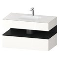 Меблевий комплект з консоллю і раковиною 100х55 см Duravit Qatego, білий (QA4786016220000) Duravit Меблеві комплекти