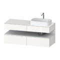 Тумба підвісна під раковину праворуч, 140х55 см Duravit Qatego, білий (QA4766018220000) Duravit Тумби