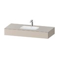 Меблевий комплект з консоллю і раковиною, 120х55 см Duravit Qatego, сіро-коричневий (QA4692091910000) Duravit Меблеві комплекти