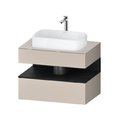 Тумба подвесная под раковину, 80х55 см Duravit Qatego, дуб черный (QA4730018160000) Duravit Тумбы