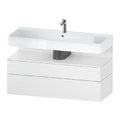 Тумба подвесная под раковину 119х59 см Duravit Qatego, белый матовый (QA4396018180000) Duravit Тумбы