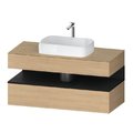 Тумба подвесная под раковину, 120х55 см Duravit Qatego, дуб (QA4732016300000) Duravit Тумбы