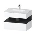 Меблевий комплект з консоллю і раковиною 80х55 см Duravit Qatego, білий матовий (QA4785016180000) Duravit Меблеві комплекти