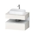 Тумба подвесная под раковину, 80х55 см Duravit Qatego, белый супер матовый (QA4730018840000) Duravit Тумбы
