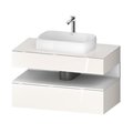 Тумба подвесная под раковину, 100х55 см Duravit Qatego, белый (QA4731018220000) Duravit Тумбы