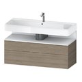 Тумба подвесная под раковину 119х59 см Duravit Qatego, дуб терра (QA4396018350000) Duravit Тумбы