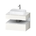 Тумба подвесная под раковину, 80х55 см Duravit Qatego, белый (QA4730018220000) Duravit Тумбы