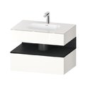 Мебельный комплект с консолью и раковиной 80х55 см Duravit Qatego, белый (QA4785016220000) Duravit Мебельные комплекты