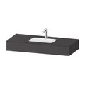 Меблевий комплект з консоллю і раковиною, 120х55 см Duravit Qatego, графіт матовий (QA4692049490000) Duravit Меблеві комплекти
