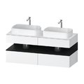 Тумба подвесная под 2 раковины, 140х55 см Duravit Qatego, белый матовый (QA4767016180000) Duravit Тумбы