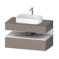 Тумба підвісна під раковину, 100х55 см Duravit Qatego, базальт матовий (QA4731018430000) Duravit Тумби