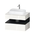 Тумба подвесная под раковину, 80х55 см Duravit Qatego, белый (QA4730016220000) Duravit Тумбы