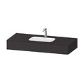 Меблевий комплект з консоллю і раковиною, 120х55 см Duravit Qatego, графіт супер матовий (QA4692080800000) Duravit Меблеві комплекти