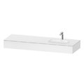 Мебельный комплект с консолью и раковиной справа, 160х55 см Duravit Qatego, белый матовый (QA4694018180000) Duravit Мебельные комплекты