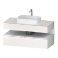 Тумба подвесная под раковину, 120х55 см Duravit Qatego, белый супер матовый (QA4732018840000) Duravit Тумбы