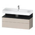 Тумба подвесная под раковину 119х59 см Duravit Qatego, серо-коричневый (QA4396016910000) Duravit Тумбы