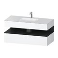 Меблевий комплект з консоллю і раковиною 120х55 см Duravit Qatego, білий матовий (QA4787016180000) Duravit Меблеві комплекти