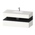 Мебельный комплект с консолью и раковиной 120х55 см Duravit Qatego, белый супер матовый (QA4787016840000) Duravit Мебельные комплекты
