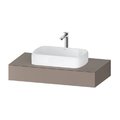Консоль подвесная под раковину, 100х55 см Duravit Qatego, базальт матовый (QA4801043430000) Duravit Консоль