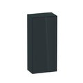 Подвесной пенал 40х80 см, петли справа Duravit White Tulip, графит (WT1322RH1H1) Duravit Пеналы