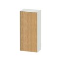 Подвесной пенал 40х80 см, петли слева Duravit White Tulip, дуб натуральный (WT1322LH536) Duravit Пеналы