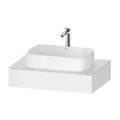 Консоль подвесная под раковину, 80х55 см Duravit Qatego, белый матовый (QA4800018180000) Duravit Консоль