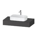 Консоль підвісна під раковину, 100х55 см Duravit Qatego, графіт матовий (QA4801049490000) Duravit Консоль