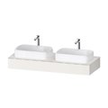 Консоль підвісна з 2-ма раковинами, 140х55 см Duravit Qatego, білий супер матовий (QA4805084840000) Duravit Консоль