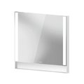 Зеркало с подсветкой и обогревом 80х75 см, Duravit Qatego, белый матовый (QA7082018180100) Duravit Зеркала