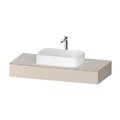Консоль подвесная под раковину, 120х55 см Duravit Qatego, серо-коричневый супер матовый (QA4802083830000) Duravit Консоль