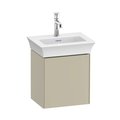 Тумба подвесная под раковину петли справа, 38,4х41 см Duravit White Tulip, серо-коричневый (WT4240RH3H3) Duravit Тумбы