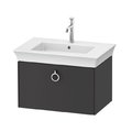 Тумба підвісна під раковину 68,4 см Duravit White Tulip, графіт матовий (WT425105858) Duravit Тумби